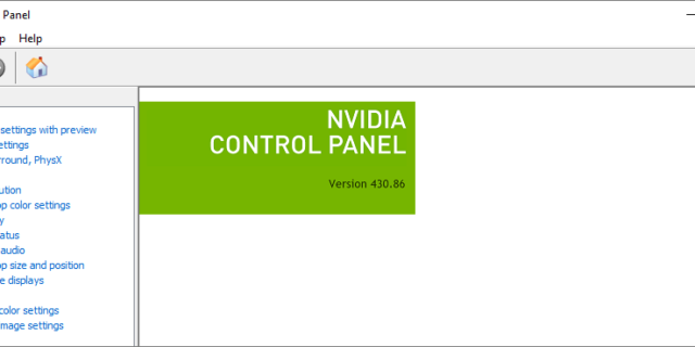 how to open the nvidia control panel windows 10