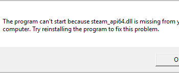 How to Fix steam_api64.dll Missing Error