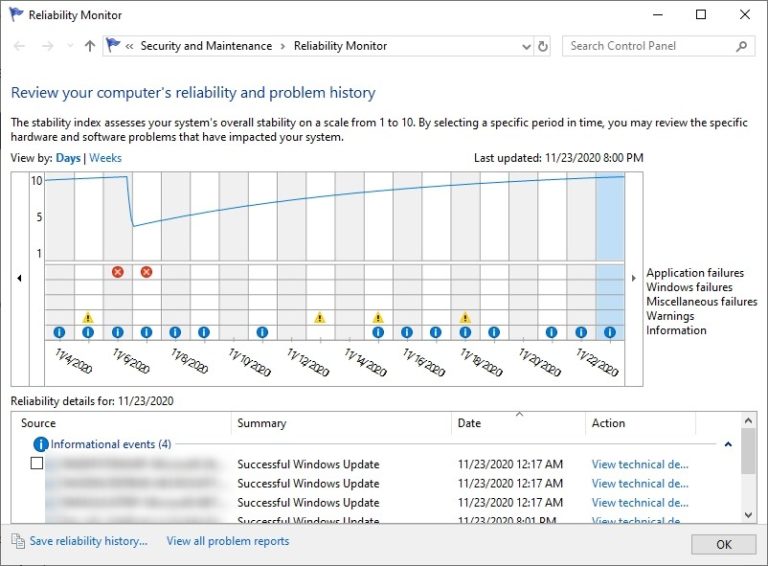 How to View Windows 10 Crash Log Valibyte