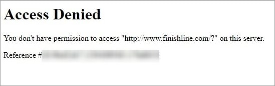 Access Denied on Finish Line – How to Fix? 1 Napo News Online Access Denied on Finish Line – How to Fix?