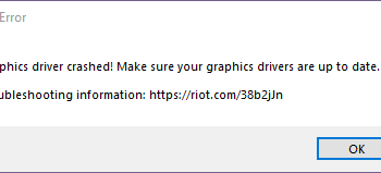 Valorant Graphics Driver Crashed – How to Fix?