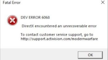 Dev Error 6068 in Call of Duty – How to Fix?