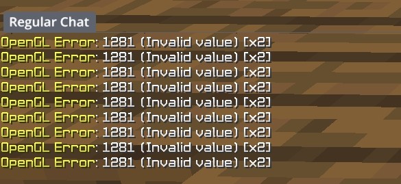 How To Fix Opengl Error 1281 On Minecraft Valibyte