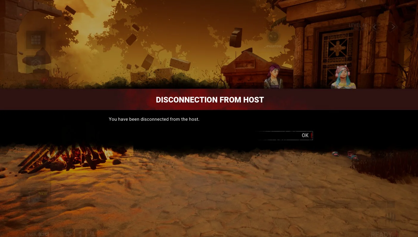 How to Fix Disconnection from Host Error on Dead by Daylight
