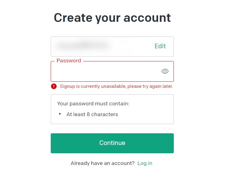 ChatGPT Signup Is Currently Unavailable Error: How to Fix?